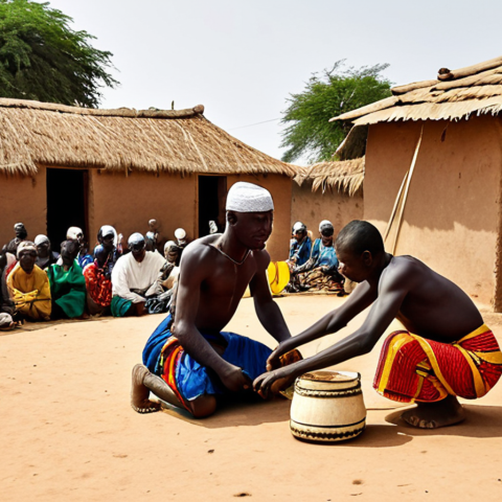 세네갈에서 스포츠 경기 관람 - Vibrant Football Match** "A lively football game in Dakar, Senegal. The players are fully clothed i...